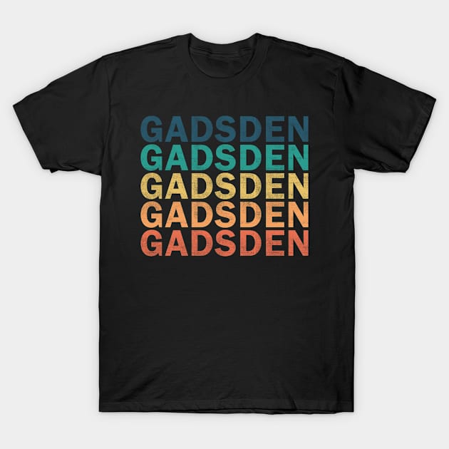 Gadsden Name T Shirt - Gadsden Vintage Retro Name Gift Item Tee T-Shirt by henrietacharthadfield